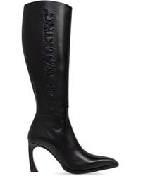 Off-White c/o Virgil Abloh - Heeled Boots 'For Walking Loop' - Lyst