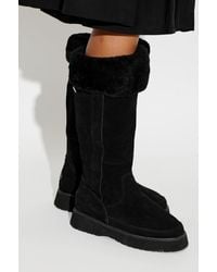 EMU - 'Georgi Wave' Suede Platform Boots - Lyst