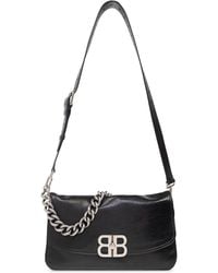 Balenciaga - 'Bb Soft Medium Flap' Shoulder Bag - Lyst