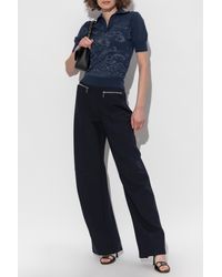 Etro - High-Waisted Trousers - Lyst