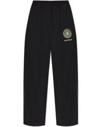Balenciaga - Trousers With Logo - Lyst