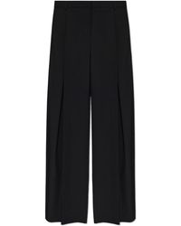 CASABLANCA - Wool Trousers With Pleats - Lyst