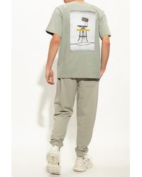 Helmut Lang T-shirt With Logo - Gray
