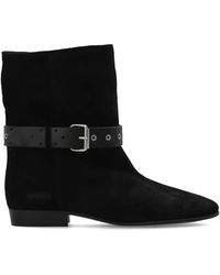 Isabel Marant - Suede Ankle Boots 'Reena' - Lyst