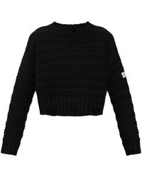 MM6 by Maison Margiela - Short Sweater With Vintage Effect - Lyst