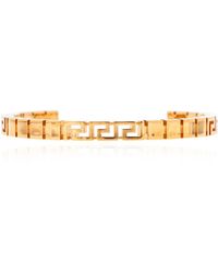Versace - Bracelet With Characteristic Greek Pattern - Lyst