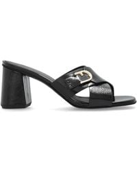 Furla - Chic Heeled Mules - Lyst