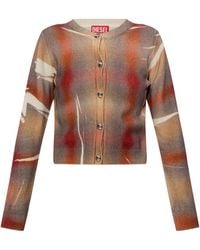 DIESEL - Wool Cardigan 'M-Chloty' - Lyst