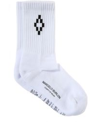 Marcelo Burlon Logo Socks - White