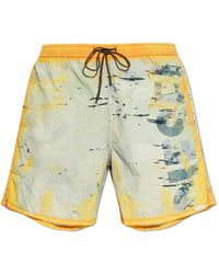 DIESEL - Swim Shorts 'Soccer-41-Utlt' - Lyst