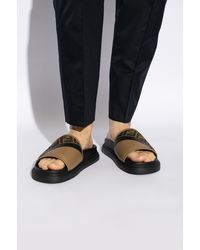 Fendi - Slides With Monogram - Lyst