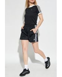 adidas Originals - Shorts With Embroidered Logo - Lyst