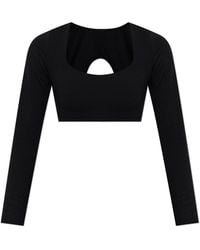 Nike - Short Top With Long Sleeves - Lyst