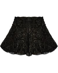 AVAVAV - Leather Skirt With A Crinkled Effect - Lyst