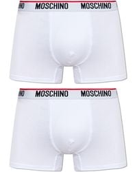 Moschino - 2-Pack Of Cotton Boxers - Lyst