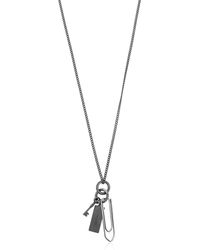 MM6 by Maison Margiela - Necklace With Pendant - Lyst
