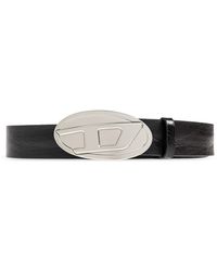 DIESEL - Leather Belt "B-1Dr 2.0" - Lyst
