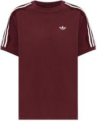 adidas Originals - T-Shirt With Embroidered Logo - Lyst