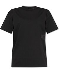 T By Alexander Wang - T-Shirt With Logo - Lyst