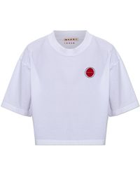 Marni - Cotton Oversize T-Shirt - Lyst