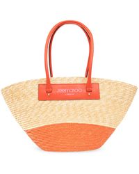 Jimmy Choo - ‘Beach Basket Medium’ Shopper Bag - Lyst