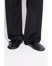 Balenciaga - Leather Slides With A 'Vintage' Effect - Lyst