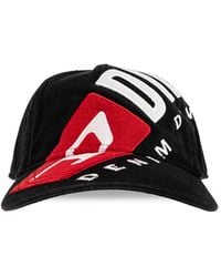 DIESEL - Cap With Visor 'C-Div' - Lyst