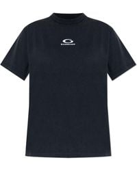 Balenciaga - T-Shirt Made Of Combined Fabrics - Lyst