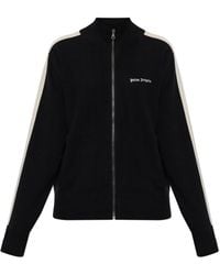 Palm Angels - Cardigan With Embroidered Logo - Lyst