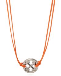 Off-White c/o Virgil Abloh Necklace With Logo - Orange