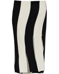 Entire studios - Striped Skirt - Lyst