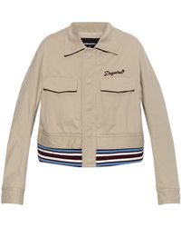 DSquared² - Loose-Fit Cotton Jacket - Lyst
