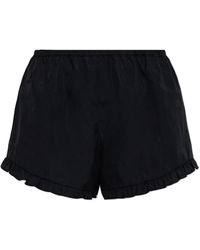 Hunza G - 'Frill Mini' Shorts - Lyst