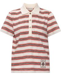 Moncler - Striped Pattern Polo - Lyst