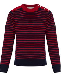 Ami Paris - Suede Jacket With Embroidered Logo - Lyst
