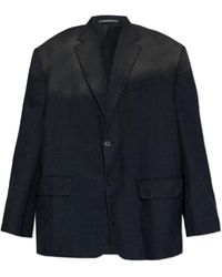 Balenciaga - Oversized Wool Blazer - Lyst