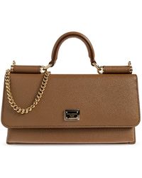 Dolce & Gabbana - Leather Wallet On A Chain - Lyst