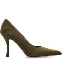 Ferragamo - Suede Heeled Shoes "Elydea" - Lyst
