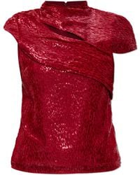 Self-Portrait - Top With Lurex Thread - Lyst