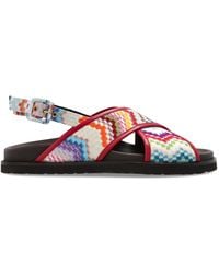 Missoni - Patterned Sandals - Lyst