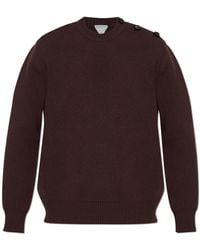 Bottega Veneta - Sweater With Buttons On The Shoulder - Lyst