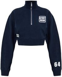 DSquared² - Sweatshirt With A Stand-Up Collar - Lyst