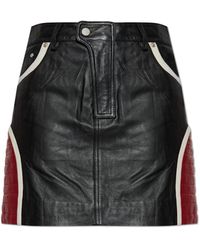 Gestuz - Leather Skirt 'Gzyvette' - Lyst