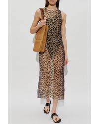 Moschino - Beach Dress With Animal Print - Lyst