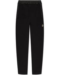 Moncler - Sweatpants With Logo Patch - Lyst