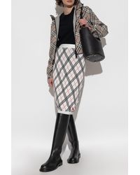Burberry - Plaid Pattern Jacket - Lyst