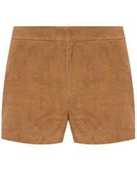 AllSaints 'calix' Suede Shorts - Natural
