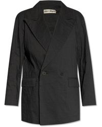 Issey Miyake - Double-breasted Blazer, - Lyst