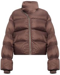 Rick Owens - Puffer Jacket With Stand-Up Collar - Lyst