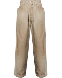 Balenciaga - Trousers With A Worn Effect - Lyst